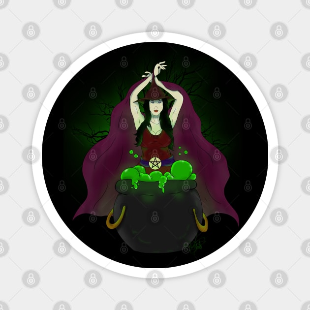 Calling all Witches! Magnet by schockgraphics